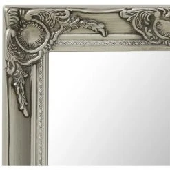 YOUTHUP Miroir Mural Style Baroque 50x60 Cm Argenté - Argent -Miroir Soldes Boutique 51866431 4