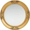 YOUTHUP Miroir Mural Style Baroque 50 Cm Doré - Or 1 YOUTHUP Miroir Mural Style Baroque 50 Cm Doré - Or -Miroir Soldes Boutique 51866457 1