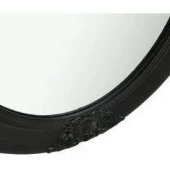 YOUTHUP Miroir Mural Style Baroque 50x60 Cm Noir - Noir -Miroir Soldes Boutique 51866465 4