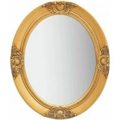 YOUTHUP Miroir Mural Style Baroque 50x60 Cm Doré - Or