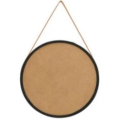 YOUTHUP Miroir Mural Avec Sangle 60 Cm Noir - Noir -Miroir Soldes Boutique 51866506 3