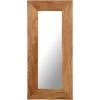 YOUTHUP Miroir Cosmétique 50x110 Cm Bois Solide D'acacia - Brun