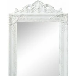 Topdeal Miroir Sur Pied Style Baroque 160 X 40 Cm Blanc 9 Topdeal Miroir Sur Pied Style Baroque 160 X 40 Cm Blanc -Miroir Soldes Boutique 52084578 3