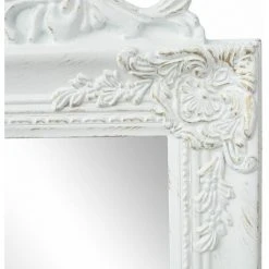 Topdeal Miroir Sur Pied Style Baroque 160 X 40 Cm Blanc 10 Topdeal Miroir Sur Pied Style Baroque 160 X 40 Cm Blanc -Miroir Soldes Boutique 52084578 4