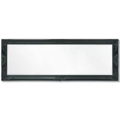 Topdeal Miroir Mural Style Baroque 140 X 50 Cm Noir -Miroir Soldes Boutique 52084579 5
