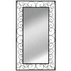 Topdeal Miroir Mural Rectangulaire 60 X 110 Cm Noir -Miroir Soldes Boutique 52085431 1
