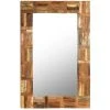 Topdeal Miroir Mural Bois De Récupération Massif 60 X 90 Cm -Miroir Soldes Boutique 52085629 1