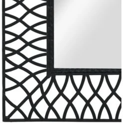 Topdeal Miroir Mural De Jardin Vo?tée 50 X 80 Cm Noir 9 Topdeal Miroir Mural De Jardin Vo?tée 50 X 80 Cm Noir -Miroir Soldes Boutique 52087188 4
