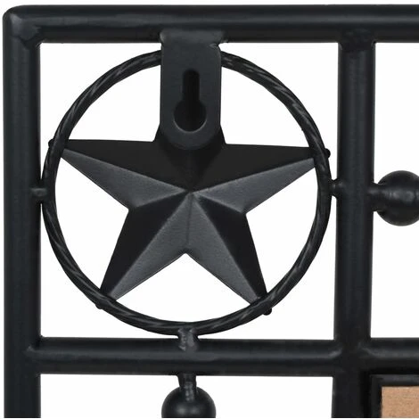 Topdeal Miroir Mural De Jardin Rectangulaire 60 X 110 Cm Noir 7 Topdeal Miroir Mural De Jardin Rectangulaire 60 X 110 Cm Noir – Image 5