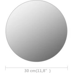 Topdeal Miroir Rond Sans Cadre 30 Cm Verre FF283653_FR -Miroir Soldes Boutique 52095712 5