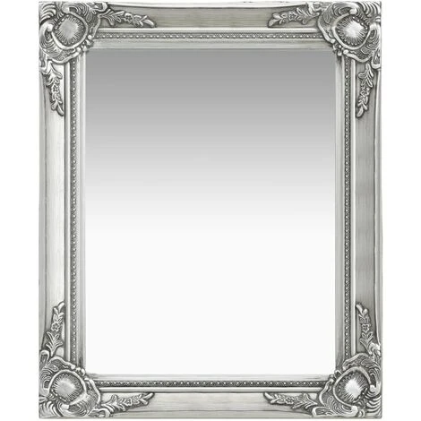 Topdeal Miroir Mural Style Baroque 50x60 Cm Argenté FF320318_FR 3 Topdeal Miroir Mural Style Baroque 50x60 Cm Argenté FF320318_FR