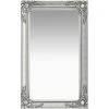 Topdeal Miroir Mural Style Baroque 50x80 Cm Argenté FF320322_FR