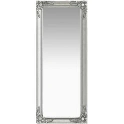 Topdeal Miroir Mural Style Baroque 50x120 Cm Argenté FF320326_FR