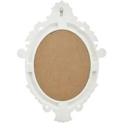Topdeal Miroir Mural Style Château 56x76 Cm Blanc FF320356_FR -Miroir Soldes Boutique 52100918 4