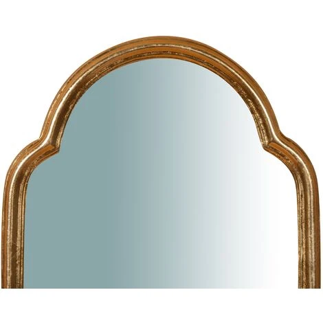BISCOTTINI Miroir Murale En Bois Finition Feuille Or Vieilli Aux Dimensions L40XPR3XH79 Cm Made In Italy 5 BISCOTTINI Miroir Murale En Bois Finition Feuille Or Vieilli Aux Dimensions L40XPR3XH79 Cm Made In Italy – Image 3