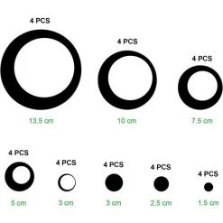 MODOU 32 Pièces Réglage Miroir Acrylique Amovible Sticker Mural Decal Maison Décoration (Style 4) 8 MODOU 32 Pièces Réglage Miroir Acrylique Amovible Sticker Mural Decal Maison Décoration (Style 4) -Miroir Soldes Boutique 52722219 2