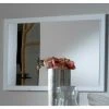 DANSMAMAISON Miroir Laqué Blanc Brillant - AREZZO - L 110 X L 2 X H 80 Cm - Blanc 1 DANSMAMAISON Miroir Laqué Blanc Brillant - AREZZO - L 110 X L 2 X H 80 Cm - Blanc -Miroir Soldes Boutique 52756748 1
