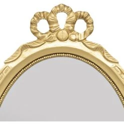 Atmosphera - Miroir Mural Princesse En Bois Doré 29 X 43.5 Cm - Doré -Miroir Soldes Boutique 52795901 2