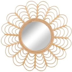 FORNORD Miroir Flora Rotin Et Bambou D51 - Beige