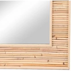 FORNORD Miroir Koné Rotin Et Bambou 45x55 Cm - Beige -Miroir Soldes Boutique 53102689 2