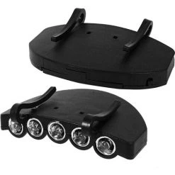 GUAZHUNIFR 1 PC Casquette Lumineuse Bord LumièreGuazhuni Mini Phare Rotatif Lampes De Poche Casquette Visière Torche Pour Camping Course Cyclisme Marche Randonnée -Miroir Soldes Boutique 53105744 4