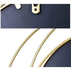 LITZEE Miroir Rond Pour Decoration Murale Dans Maison, Salon Et Miroir Doré Pour Décoration C -Miroir Soldes Boutique 53351625 4