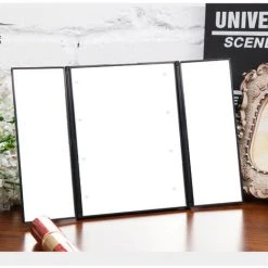 GUAZHUNIFR Miroir De Maquillage Pliable à LED Pour Maquillage Et Accessoires Guazhuni- Mini Miroir Rond Lumineux 11 GUAZHUNIFR Miroir De Maquillage Pliable à LED Pour Maquillage Et Accessoires Guazhuni- Mini Miroir Rond Lumineux -Miroir Soldes Boutique 53366669 5