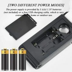 GUAZHUNIFR Loupe Sur Pied LED Guazhuni 5X 25X Loupe De Table Avec Support Pliable Loupe De Lecture Éclairée Lampe Loupe 3 Modes LED Pour Lecture, Réparation, Couture - 85 X 55mm -Miroir Soldes Boutique 53366671 5