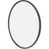 SZYB Avec Cadre En Poudre Et En Fer Résistant Miroir Rond Mural Noir 60 X 60 Cm 1 SZYB Avec Cadre En Poudre Et En Fer Résistant Miroir Rond Mural Noir 60 X 60 Cm -Miroir Soldes Boutique 53612363 1
