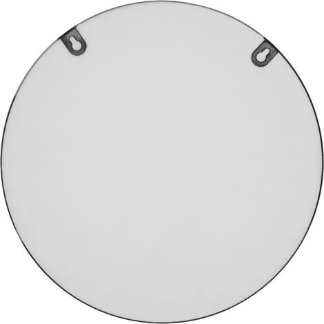 SZYB Avec Cadre En Poudre Et En Fer Résistant Miroir Rond Mural Noir 60 X 60 Cm 4 SZYB Avec Cadre En Poudre Et En Fer Résistant Miroir Rond Mural Noir 60 X 60 Cm – Image 2