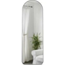 Umbra Hubba Arched Miroir En Pied Cintré, Titane Métallique