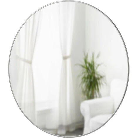 UMBRA Hubba – Miroir Mural, Chrome, 34" (86cm) 3 UMBRA Hubba – Miroir Mural, Chrome, 34" (86cm)