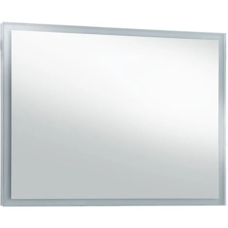 LITZEE Miroir Mural à LED Pour Salle De Bains 100 X 60 Cm # 4 LITZEE Miroir Mural à LED Pour Salle De Bains 100 X 60 Cm # – Image 2