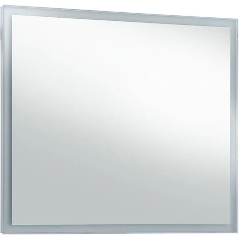 LITZEE Miroir Mural à LED Pour Salle De Bains 80 X 60 Cm # 4 LITZEE Miroir Mural à LED Pour Salle De Bains 80 X 60 Cm # – Image 2