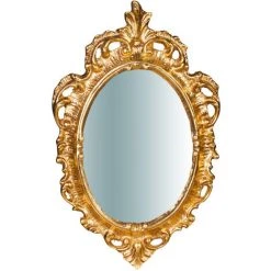 BISCOTTINI Miroir Mural Vertical/horizontal En Bois En Finition Feuille D'or Antique L19XPR2XH 30cm Made In Italy 8 BISCOTTINI Miroir Mural Vertical/horizontal En Bois En Finition Feuille D'or Antique L19XPR2XH 30cm Made In Italy -Miroir Soldes Boutique 53717470 2