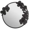Atmosphera - Miroir Mural En Métal Noir 70 X 63 Cm - Noir -Miroir Soldes Boutique 53726729 1