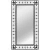 LITZEE Miroir Mural Rectangulaire 60 X 110 Cm Noir # -Miroir Soldes Boutique 53765808 1