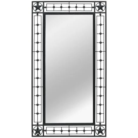 LITZEE Miroir Mural Rectangulaire 60 X 110 Cm Noir # 3 LITZEE Miroir Mural Rectangulaire 60 X 110 Cm Noir #