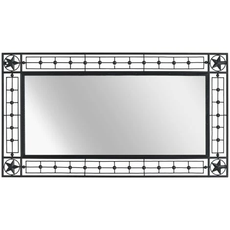 LITZEE Miroir Mural Rectangulaire 60 X 110 Cm Noir # 4 LITZEE Miroir Mural Rectangulaire 60 X 110 Cm Noir # – Image 2