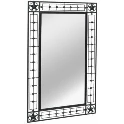 LITZEE Miroir Mural Rectangulaire 60 X 110 Cm Noir # 9 LITZEE Miroir Mural Rectangulaire 60 X 110 Cm Noir # -Miroir Soldes Boutique 53765808 3