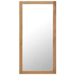 LITZEE Miroir 60 X 120 Cm Bois De Chêne Massif #