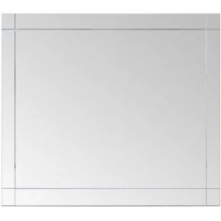 LITZEE Miroir Mural 100x60 Cm Verre # -Miroir Soldes Boutique 53840377 3