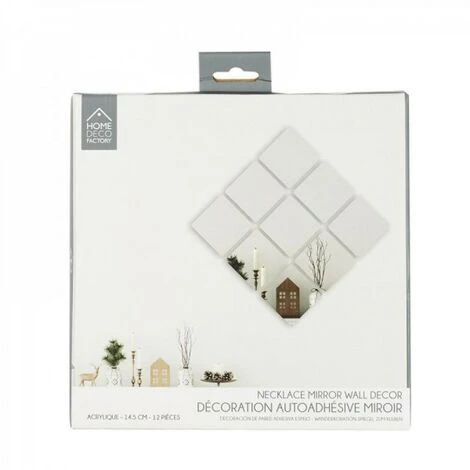 JARDIRICODECO Decoration Murale Miroir A Coller X12, 4-fois Asso 4 JARDIRICODECO Decoration Murale Miroir A Coller X12, 4-fois Asso – Image 2