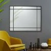 JARDIRICODECO Miroir Rectangle Art Deco Noir -Miroir Soldes Boutique 53958060 1