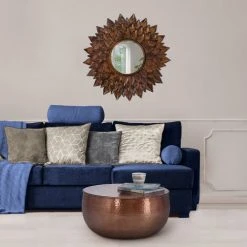 WOMO DESIGN Miroir Tournesol Cadre Métal Design Antique Rio De Janeiro Ø 74 Cm WOMO-DESIGN® 9 WOMO DESIGN Miroir Tournesol Cadre Métal Design Antique Rio De Janeiro Ø 74 Cm WOMO-DESIGN® -Miroir Soldes Boutique 53962654 4