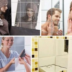 ALMI Miroirs Carrés Stickers Miroir Adhésif Miroir Autocollant Mural Miroir Carre Miroir Adhesif Mural Feuilles Miroir Muraux Miroir Non Verre Stickers Muraux Pour La Décoration Intérieure(20Pieces) 11 ALMI Miroirs Carrés Stickers Miroir Adhésif Miroir Autocollant Mural Miroir Carre Miroir Adhesif Mural Feuilles Miroir Muraux Miroir Non Verre Stickers Muraux Pour La Décoration Intérieure(20Pieces) -Miroir Soldes Boutique 54024436 5