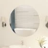 Hommoo Miroir Rond Sans Cadre 80 Cm Verre -Miroir Soldes Boutique 54056824 1