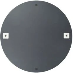 Hommoo Miroir Rond Sans Cadre 80 Cm Verre -Miroir Soldes Boutique 54056824 3