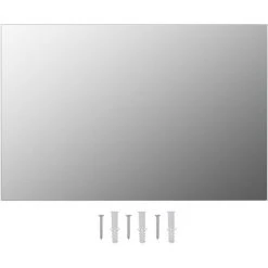 Hommoo Miroirs Muraux 2 Pcs 60x40 Cm Rectangulaire Verre -Miroir Soldes Boutique 54061102 2