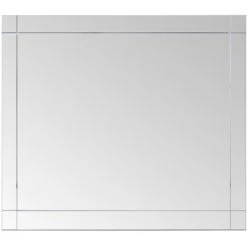 Hommoo Miroir Mural 100x60 Cm Verre 8 Hommoo Miroir Mural 100x60 Cm Verre -Miroir Soldes Boutique 54061289 2